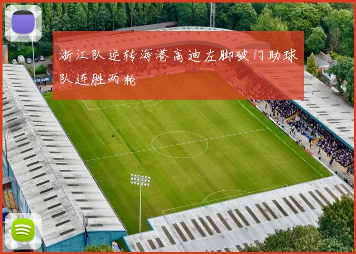 浙江队逆转海港高迪左脚破门助球队连胜两轮